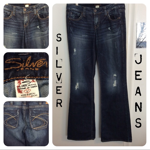 Silver Jeans Other - Men's Silver Lola Distressed Dark Wash Jeans